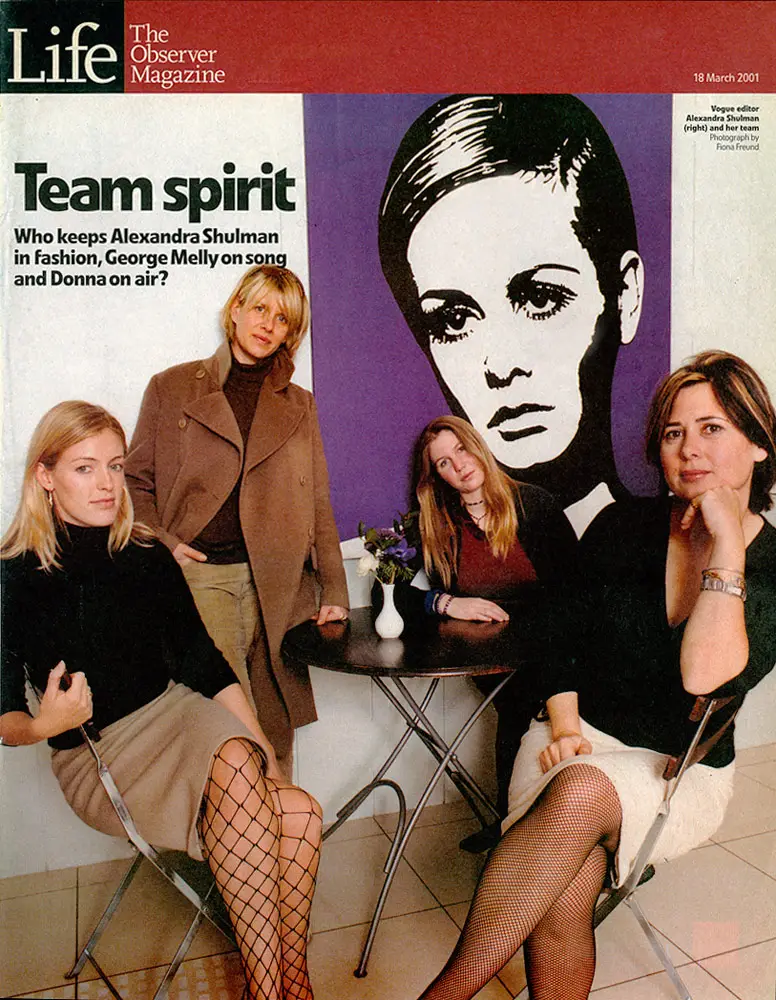 Alexandra Shulman and team for Observer Life