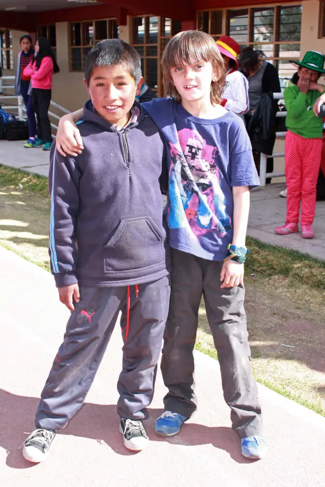 Luis and Baxter, far flung friends.