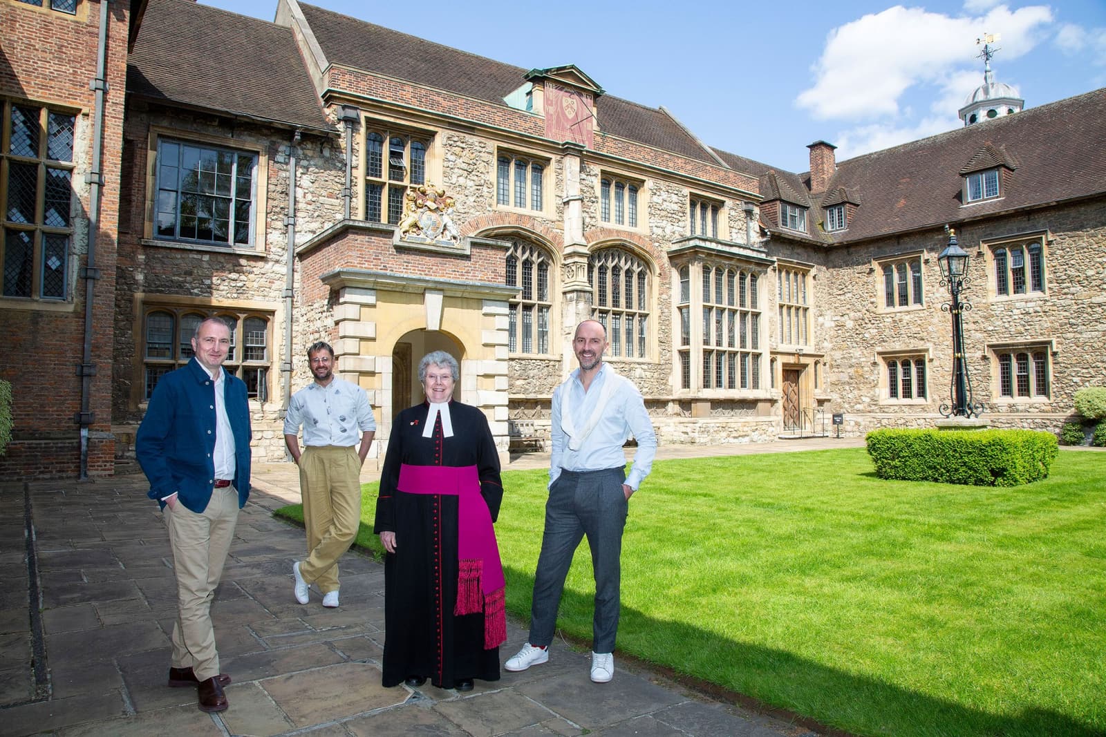 The Charterhouse - Simon Barrs, Miko Malkowski, The Revd. Canon Ann Clarke & Tom Foakes