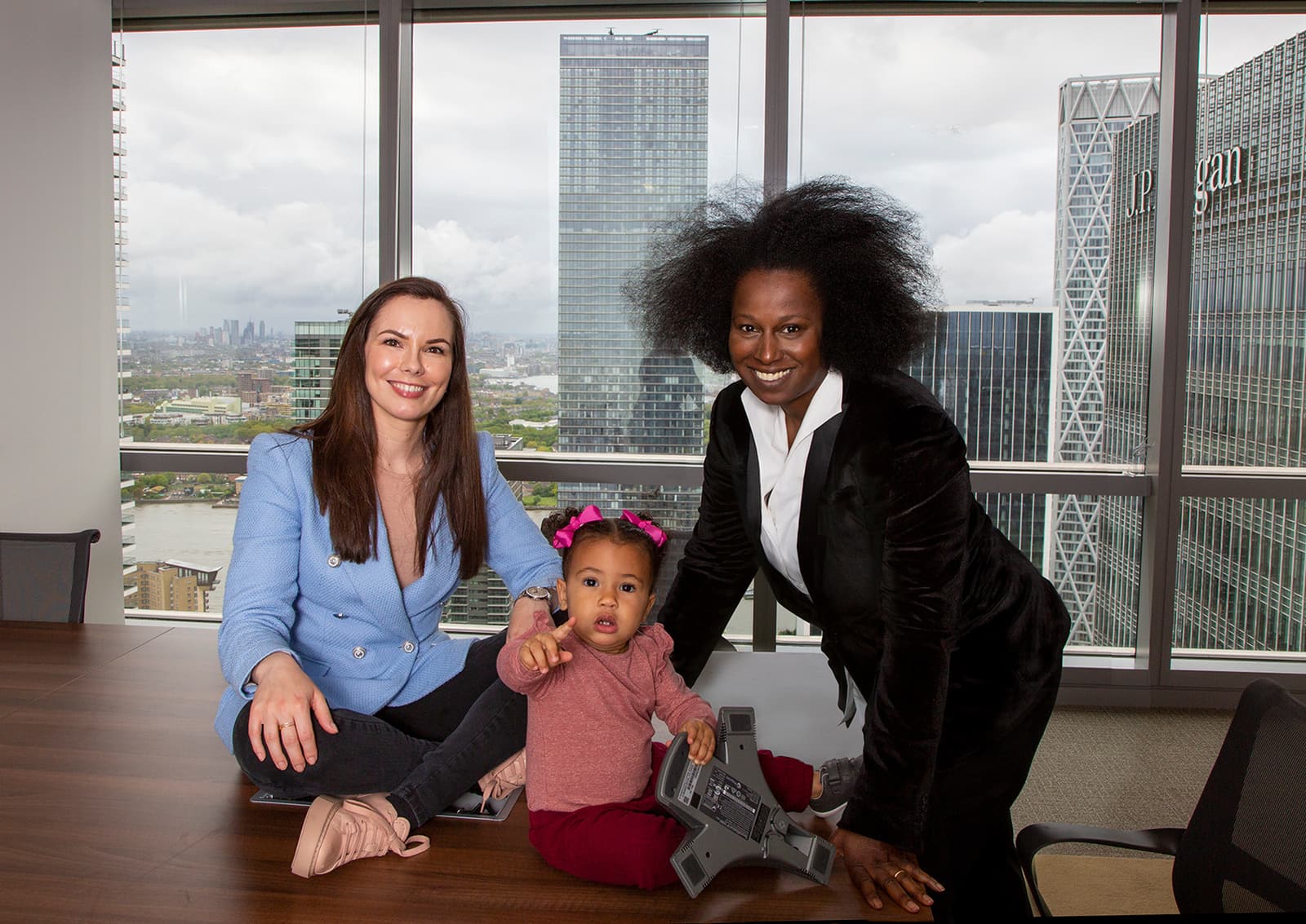 Carla Matthews (right) and Family